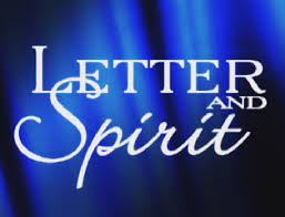Letter and Spirit Letter and Spirit